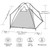 Forceatt Camping Tent 2/3/4 Person, Professional Waterproof & Windproof Lightweight Backpacking Tent Suitable for Outdoor,Hiking,Glamping, Mountaineering and Travel