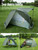 iClimb Ultralight 4 Season Solo Tent Waterproof with Snow Skirt Rainfly, Ground/Off The Ground Tent for Backpacking Camping Hiking Trekking Mountaineering (Green)