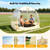 Lenotos Pop Up Sports Tent, Instant Clear Bubble Tent, with Removable Top Cover, Outdoor All Weather Shelter, for Watching Sports, Cheering, Fishing and Camping(63" L x 63" W x 63" H)