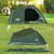 1 Person Backpacking Tent Waterproof Windproof Single Person Tent Lighweight Compact One Person Tent Easy Setup for Camping, Hiking, Mountaineering, Cycling, Biking - Green