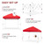 8x8ft Pop-Up Canopy, Outdoor Screen Tent with Mesh Mosquito Netting Sidewalls, Waterproof & UV-Block Shade Shelter for Camping, Picnic, Deck & Backyard Events