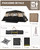 FanttikOutdoor Zeta C10 Pro Camping Tent 10 Person Instant Cabin Tent Setup in 60 Seconds with Rainfly & Windproof Portable with Carry Bag for Family Camping & Hiking, Khaki
