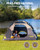 FanttikOutdoor Zeta C2 Camping Tent, 2 Person Instant Dome Tent, Easy Setup in 60s, Portable Waterproof Cabin Tent with Pre-Attached Poles & Air Vent, Ideal for Camping, Hiking, Backyard