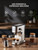 Professional Espresso Maker Automatic, Compact Stainless Steel Coffee Machine