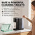 Single Serve Coffee Maker with 30 Descaler Cleaner Tablets