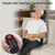 Heat Light & Vibration Chair Pad Adjustable Massage Chair Mat for Relaxation, Use at Home Office