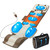 Full Body Massage Mat, 3D Body Stretching & Lumbar Traction, Back Heating, Traction Up & Down, Curve Stretch, Twist Left & Right