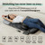 Klug Stretching Massager Ultra, Effortless auto-Stretching Mat, Ease Back & Neck Pain with 3 Intensity Levels 7 Exceptional Programs