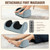 Full Body Vibration Massage Mats with Lumbar Pillow, 9 Vibration 3 Timer Settings, Gift for Men Women