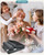 Vibration Full Body Massage Mat for Sofa, Recliner,Bed, Deep Kneading Back Massage Pad with Foldable & Flexible Pillow