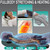 Full Body Stretching Massage Mat with Airbags. 3D Lumbar Traction - Neck, Back, Waist, Hip Relaxation & Pain Relief