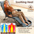 Flannel Full Body Massage Mat Electric Multifunctional Massage Chair Pad with 9 Vibration Modes Heat Timer