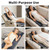 Full Body Massage Mat with Heat & Detachable Neck Pillow - 10 Motors, 9 Speeds, 9 Modes for Neck & Back Pain Relief