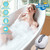 Portable Spa Bubble Bath Massager with Upgraded Powerful Suction Cup, Electric Air Pump, Pillow and Remote Control