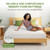 EGOHOME Full Size Memory Foam Mattress, 8 Inch Bed Mattress in A Box with Cooling Green Tea Gel, Pressure Relief with Medium Firm Support