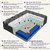 14 Inch Hybrid King Mattress In A Box, Cooling-Gel Memory Foam & Pocket Springs, Back Pain, Extra Edge Support