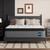 BedStory Extra Firm Queen Mattress 14 Inch, Deep Sleep Hybrid Mattresses 7-Zone Pain Relief - Extra Firm Bed in a Box