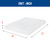 FDW | 6 Inch Full Mattress | Medium Firm | Gel Memory Foam Mattress | White | Bed in a Box, CertiPUR-US Certified