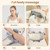 4D Wireless Deep Tissue Kneading Neck Massager with Heating Function, Shiatsu and Shoulder Massage Pillow