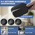 High Pressure Rain/Rainfall Shower Heads With Handheld Spray Combo (3+1 Settings & Built-in Power Wash