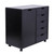 US Wood Filing Cabinet  5 Drawers plus 2-compartment Cabinet Black Color Office White Color  Office Cabinet File Cabinet