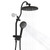 Shower Head Combo, High Pressure 10'' Rain Showerhead with 3-Spray Handheld