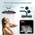 Shower Head Combo, High Pressure 10'' Rain Showerhead with 3-Spray Handheld