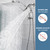 Rain Shower Head with Handheld Built-in Power Wash