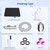 Rainfall Shower Head Combo, High Pressure 13'' Showerhead