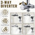 Rainfall Shower Head with Multi-Function Handheld Sprayer Combo, 3-Way