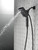 2-in-1 Dual Hand Held Shower Head with Hose and Magnetic Docking, Matte Black