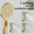 Shower Faucet System, High Pressure 10 Inches Rain Shower Head