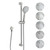 Handheld Shower Head and 59-Inch Hose, High Pressure 5