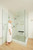 Black Folding Wall Mount Shower Seat Bench, ADA Compliant