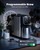 5 Cup Drip Coffee Maker, Single Serve Hot & Iced Coffee Machine for K Cup & Grounds