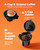5 Cup Drip Coffee Maker, Single Serve Hot & Iced Coffee Machine for K Cup & Grounds
