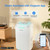 Nuwave Oxypure Zero Air Purifier with Washable Reusable Filters for Large Room | Smart Air Cleaners 99.9% Removal 0.1 Micron Particles | Dual Odor Sensor, Sleep Mode, 6 Fan Speed & Timer, App Control