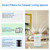 Nuwave Oxypure Zero Air Purifier with Washable Reusable Filters for Large Room | Smart Air Cleaners 99.9% Removal 0.1 Micron Particles | Dual Odor Sensor, Sleep Mode, 6 Fan Speed & Timer, App Control