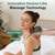 Cordless 4D Kneading Neck and Shoulder Massager Back Massager with Bionic fingers Massage and Screen, Ideal Gifts for Women Men