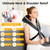 6D Neck Massager for Pain Relief Deep Tissue, Kneading Shiatsu Neck and Shoulder Massager with Heat