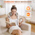 Cordless Shiatsu Neck and Shoulder Massager with Heat, 6D Kneading Nodes for Back Massage & Deep Relaxation, Auto 10 Mins Uses