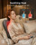 Back & Neck Massager with Heat, 4D Deep Tissue Shiatsu Massage Pillow with Hand Controller, 3 Modes & 3 Speeds, Ergonomic Full Back Support