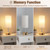 Small Nightstand Lamp with Dual USB Charging Ports and AC Outlet, Wood Night Light, Deak Lamp for Nursery, Living Room