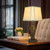 Set of 2 - Bedside Lamp with Faux Silk Shades - for Bedroom and Living Room with USB and Nightlight - Perfect for Nightstands
