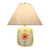 Abani Rosalie Floral 19” Table Lamp – E26 2-Way Bulb Included – Elegant Bedside Lamp for Bedroom, Living Room, Entryway or Nightstand
