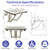 ADA Compliant Phenolic White Folding Shower Seat