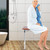 Shower Seat Wall Mounted with Legs, Foldable Shower Chair for Inside