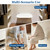 Shower Seat Wall Mounted 15.7" Wide Shower Chair Foldable with Bistable