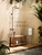 Shower Bench for Inside Showers- 400 Lbs Capacity-Teak Shower Stool