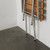 Folding Shower Seat with Legs, Teak Phenolic Slats